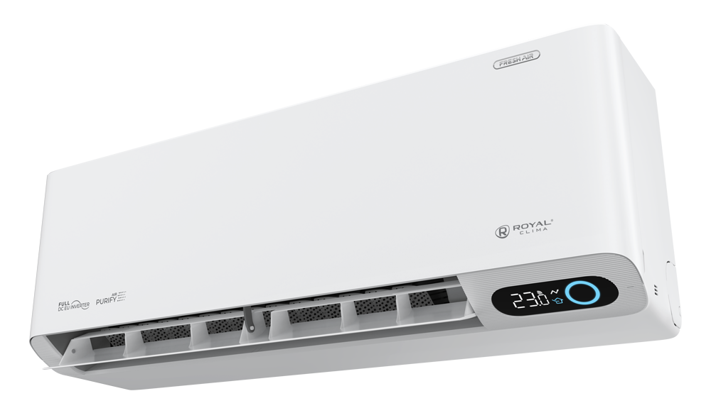 Инверторная сплит-система бризер ROYAL CLIMA серии ROYAL FRESH FULL DC EU INVERTER
